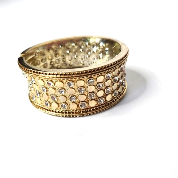 Women's Rhinestone Cuff Bracelet - Picture 1 of 5